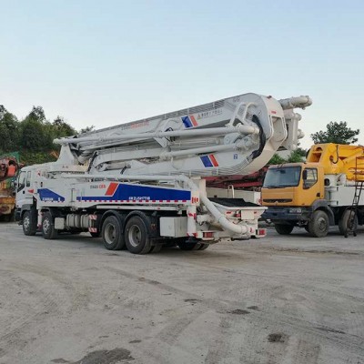 2011 ZLJ5281THB125-37 49M 4 boom 48m used schwing concrete pump truck