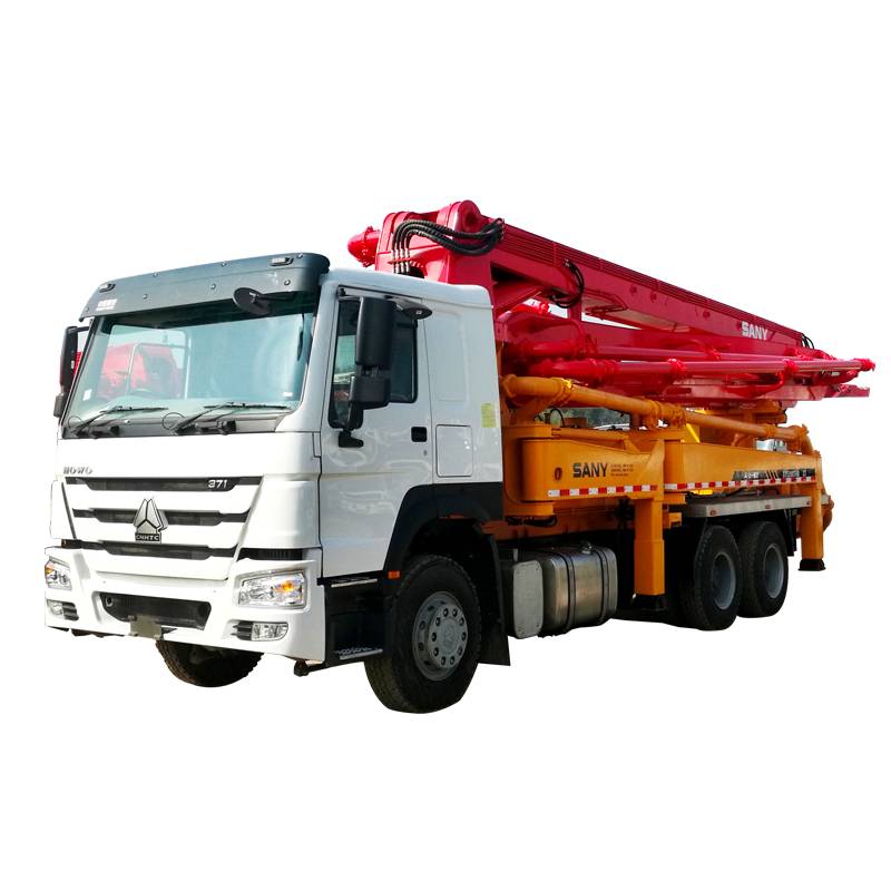 37m Sany Concrete Pump Toy Cement Pump Howo Trucks With Boom For Sale