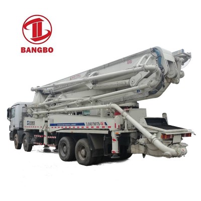 Low Price Used Zoomlion Concrete Boom Pump Truck 46 Meter For Sale